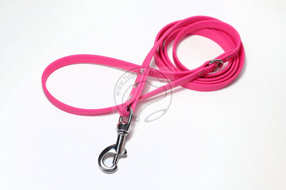 Fuchsia Pink Biothane Dog Leash - Regular 16mm (5/8") width