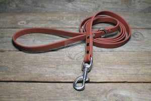 Milk Chocolate Brown Biothane Dog Leash