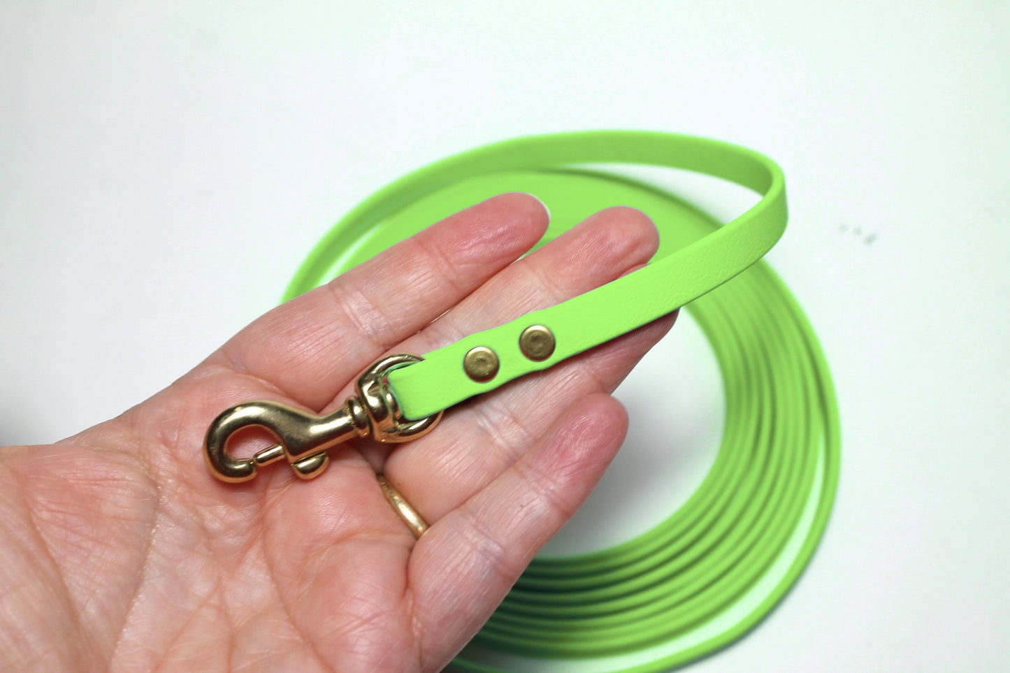 Lime Green *Extra Thin* Waterproof Tracking Recall Long Line
