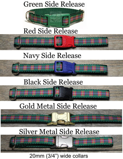 Cameron of Lochiel clan tartan - dog collar