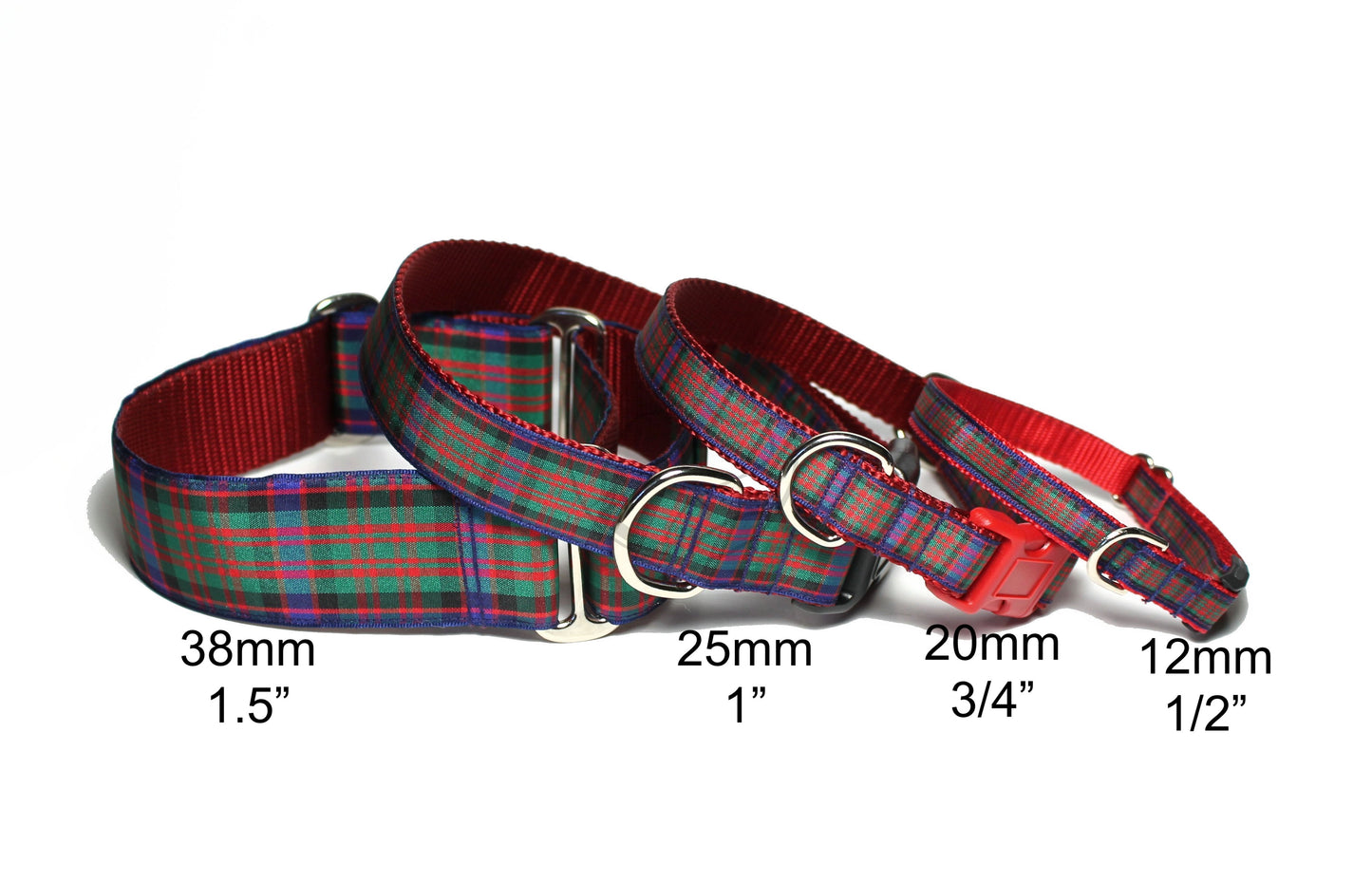 MacDonald Clan tartan - dog collar