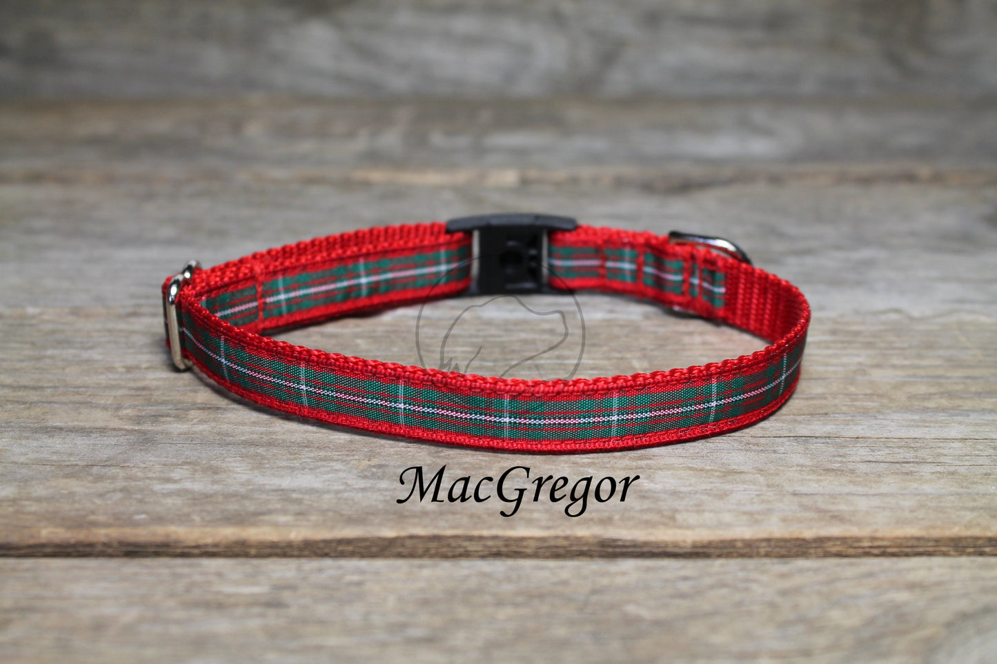 Tartan Cat Collar - Breakaway - 1/2" (12mm) wide