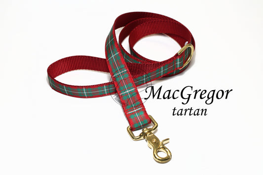 Tartan Dog Leash - MacGregor Clan Tartan