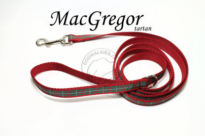 Tartan Dog Leash - MacGregor Clan Tartan