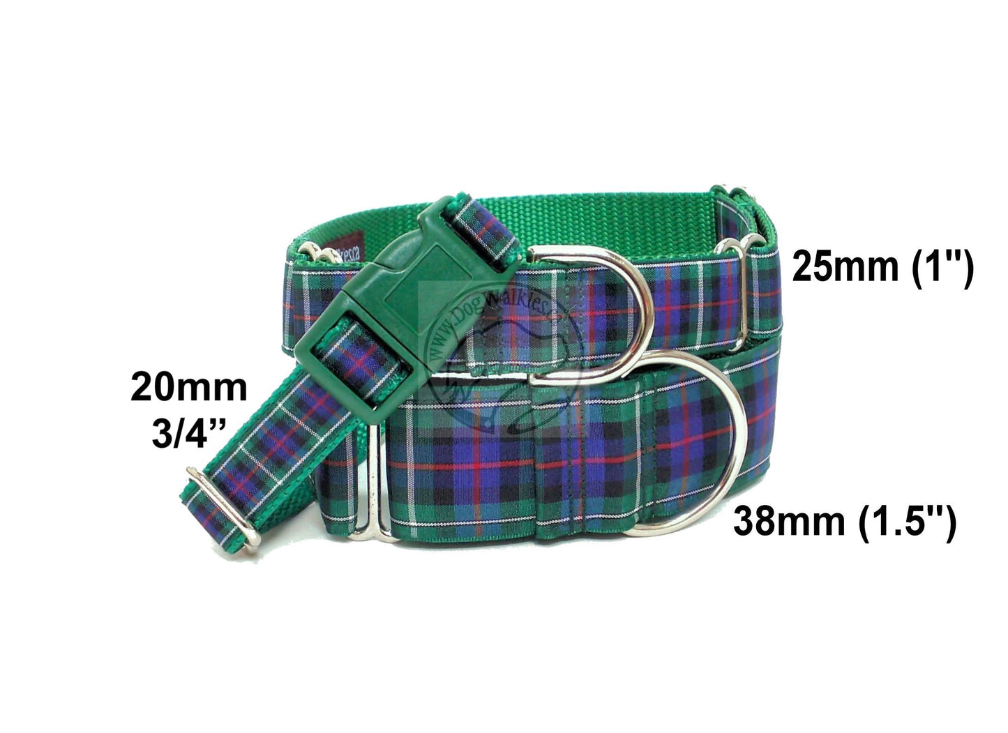 MacKenzie Clan tartan - dog collar