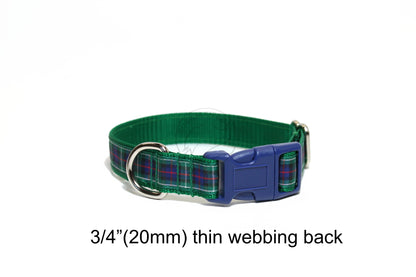 MacKenzie Clan tartan - dog collar