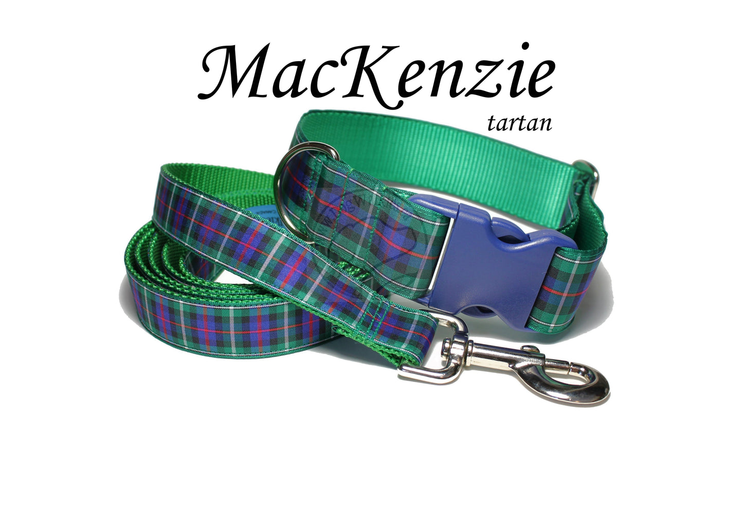 MacKenzie Clan tartan - dog collar