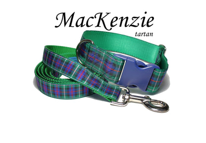 MacKenzie Clan tartan - dog collar