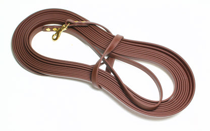 Milk Chocolate Brown *Extra Thin* Waterproof Tracking Recall Long Line