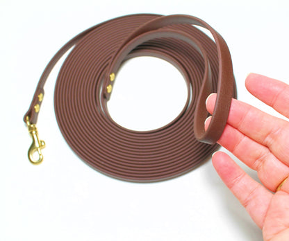 Milk Chocolate Brown *Extra Thin* Waterproof Tracking Recall Long Line