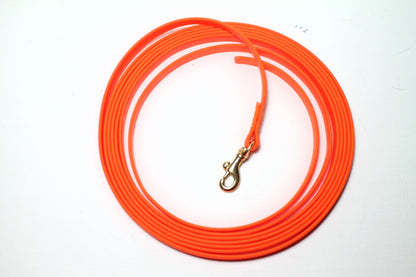 Neon Orange *Extra Thin* Waterproof Tracking Recall Long Line