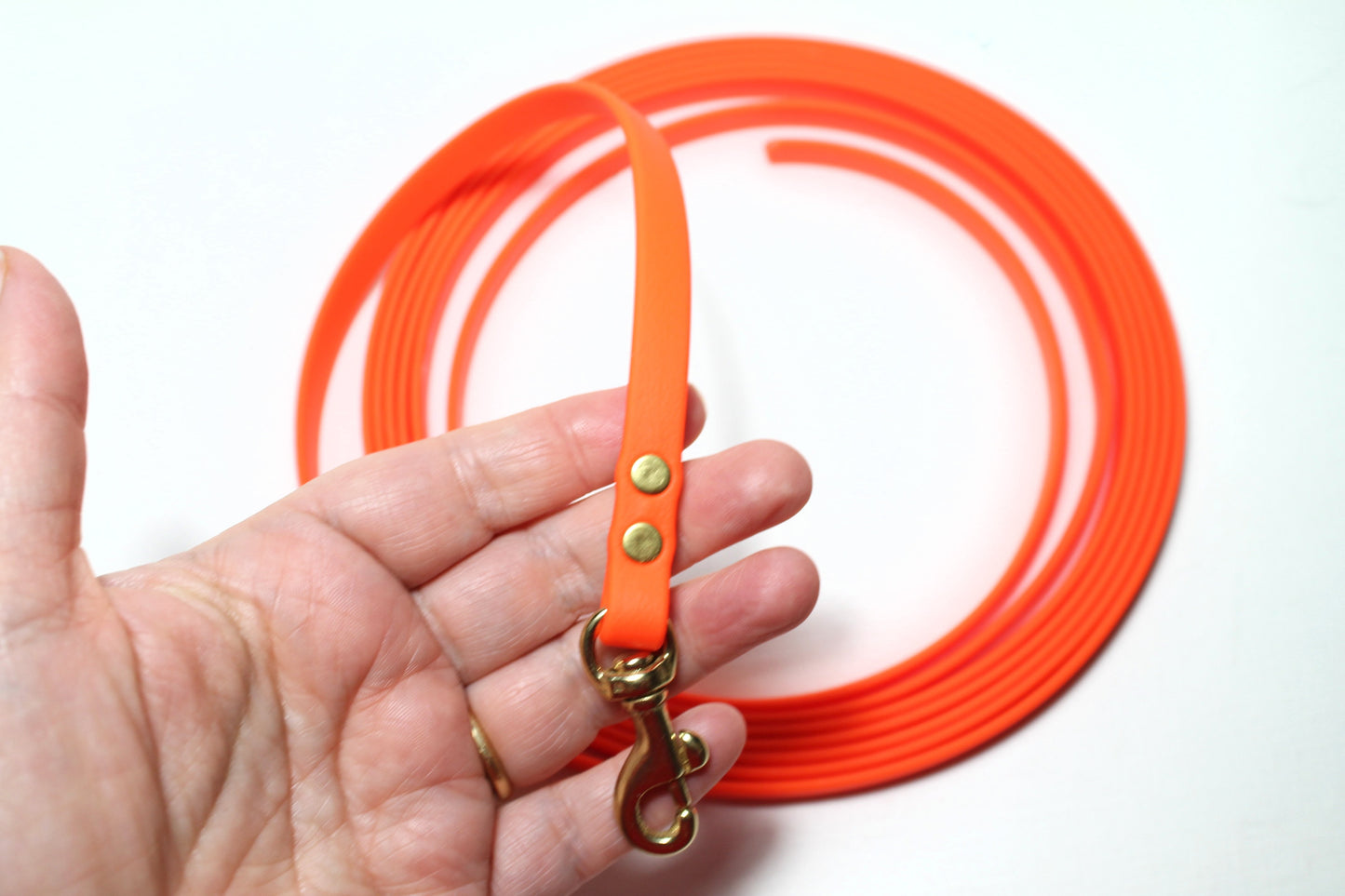 Neon Orange *Extra Thin* Waterproof Tracking Recall Long Line