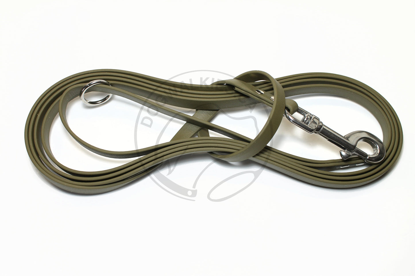 Lighter Weight Waterproof Tracking Recall Long Line - leash for smaller dog or cats - 3/8" (9mm) Biothane