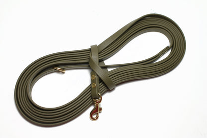 Olive *Extra Thin* Waterproof Tracking Recall Long Line