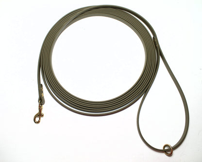 Olive *Extra Thin* Waterproof Tracking Recall Long Line
