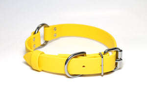 Biothane Dog Collar with O-ring - Two Tone or Solid Colours Collar - Waterproof - 1"(25mm) wide