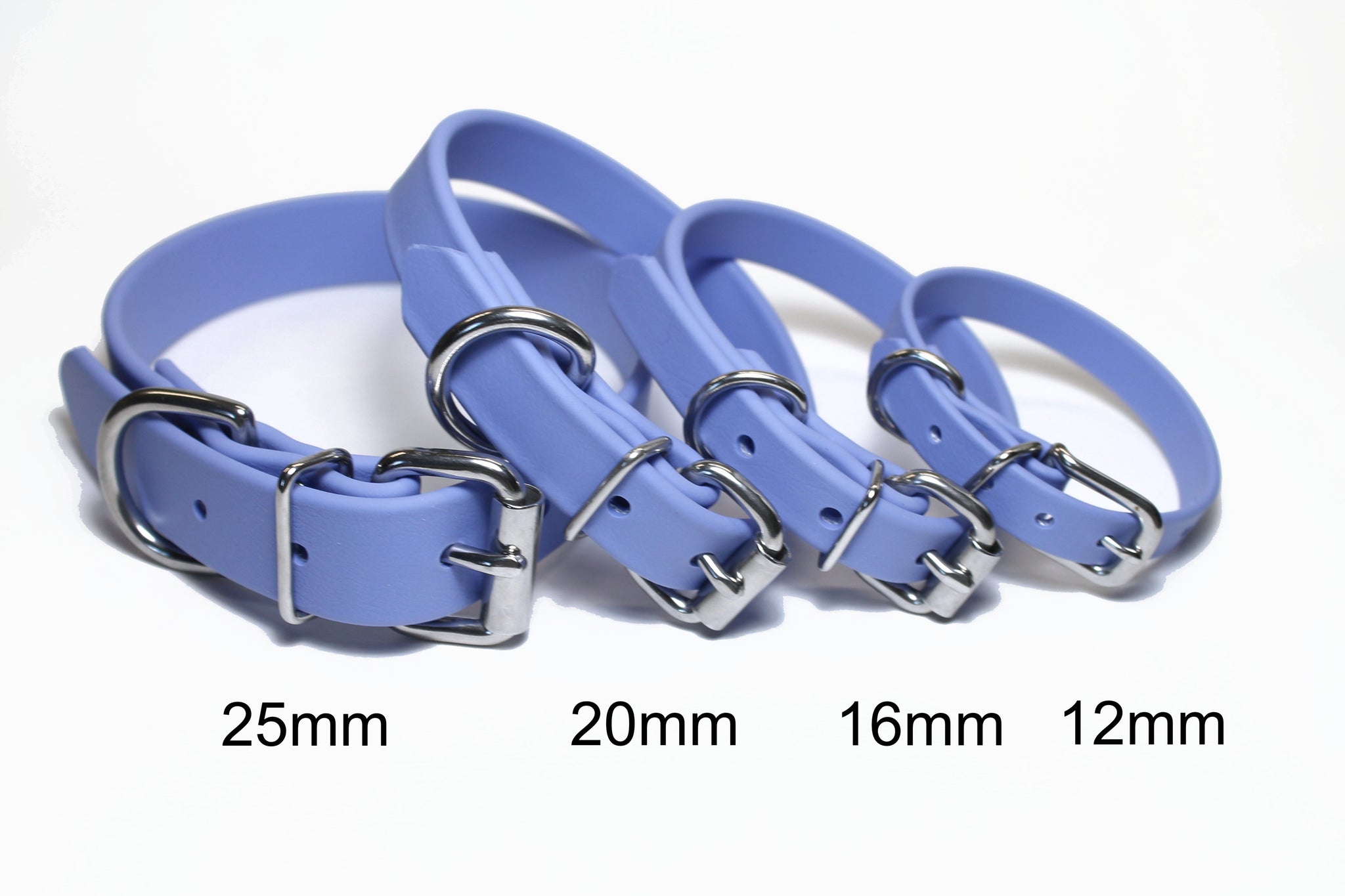 **NEW Periwinkle Biothane Dog Collar - 3/4" (20mm) wide