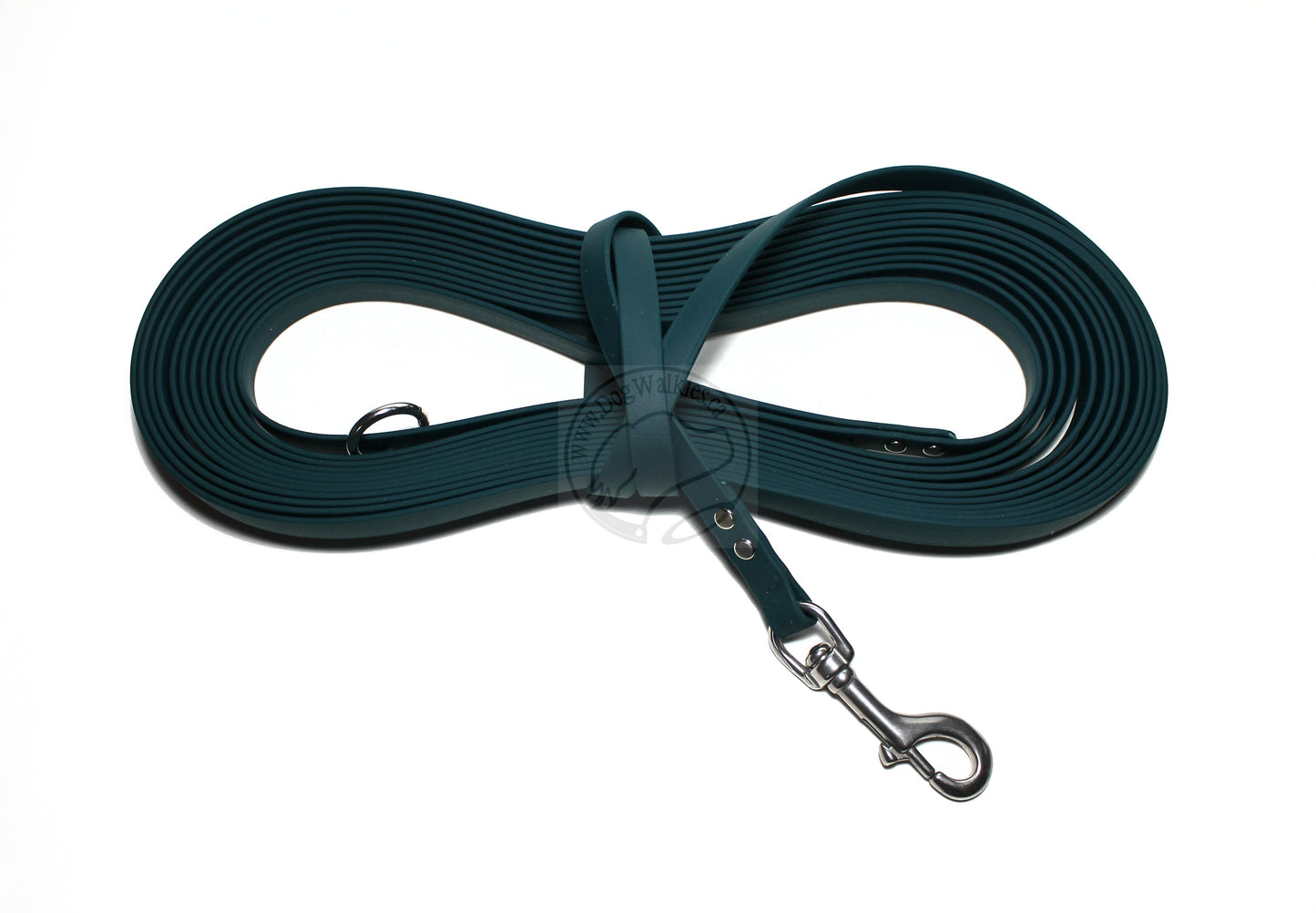 Lighter Weight Waterproof Tracking Recall Long Line - leash for smaller dog or cats - 3/8" (9mm) Biothane