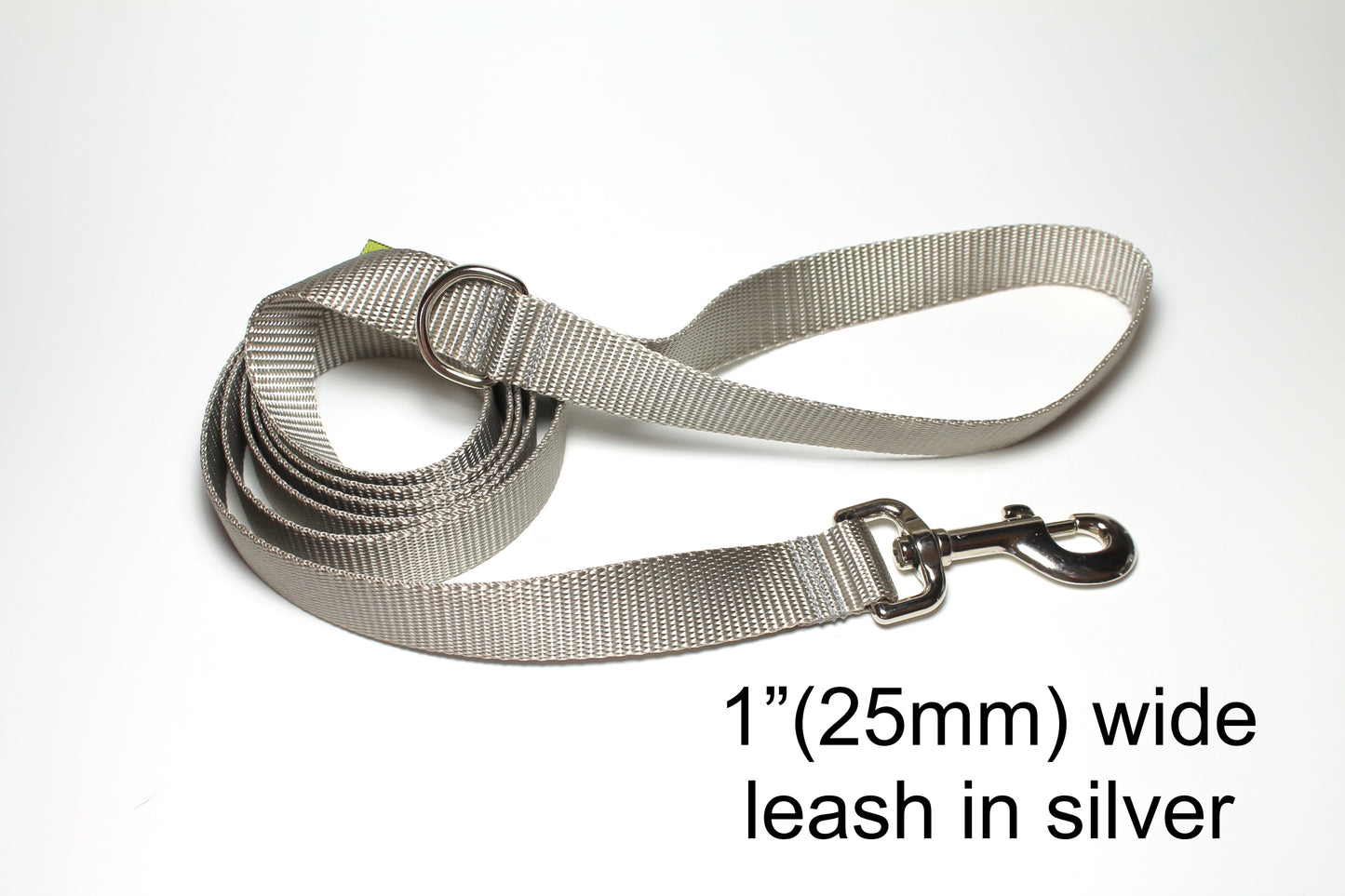 Nylon Dog Leash; Simple - Elegant - Strong; Regular Plain Leash; 1" (25mm) wide