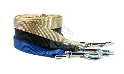 Nylon Dog Leash; Simple - Elegant - Strong; Regular Plain Leash 3/4" - 20mm