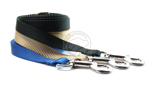 Nylon Dog Leash; Simple - Elegant - Strong; Regular Plain Leash 3/4" - 20mm