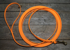 Bright Pumpkin *Extra Thin* Waterproof Tracking Recall Long Line