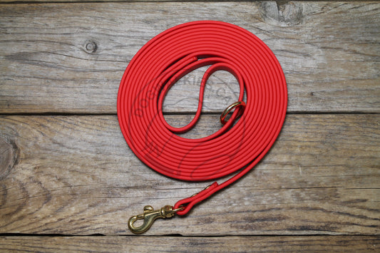 Poppy Red *Extra Thin* Waterproof Tracking Recall Long Line