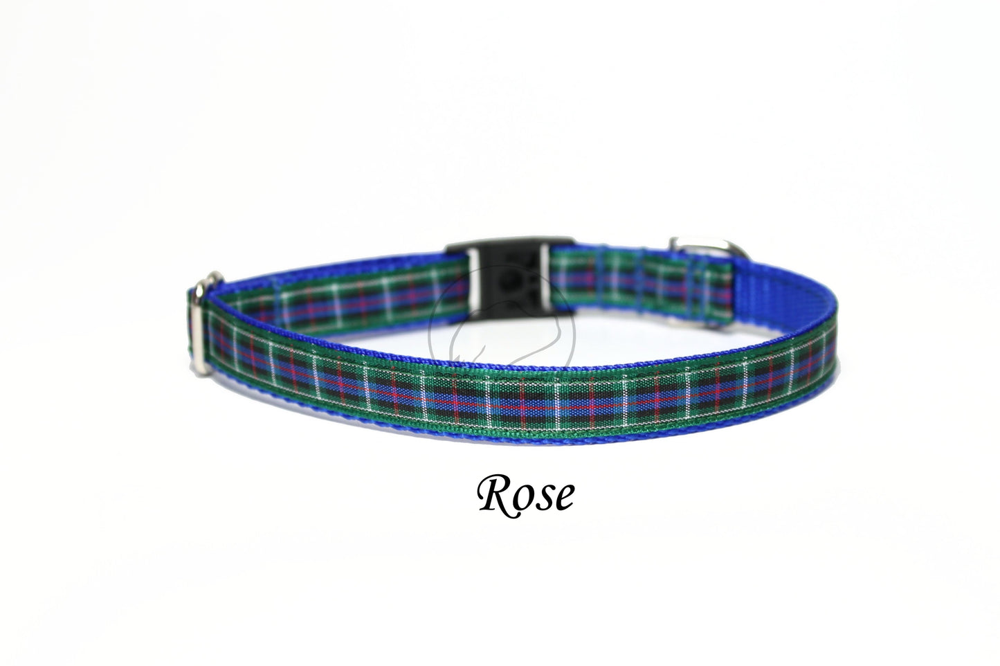 Tartan Cat Collar - Breakaway - 1/2" (12mm) wide