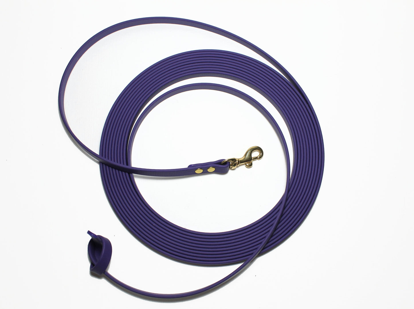 Lighter Weight Waterproof Tracking Recall Long Line - leash for smaller dog or cats - 3/8" (9mm) Biothane
