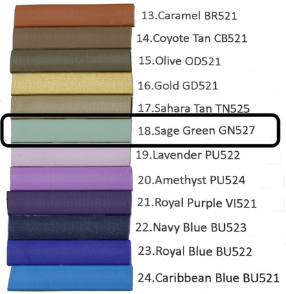 Sage Green Biothane Dog Collar - 5/8"(16mm) wide