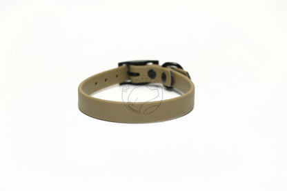 Sahara Tan (limited) Biothane Small Dog Collar - 1/2" (12mm) wide