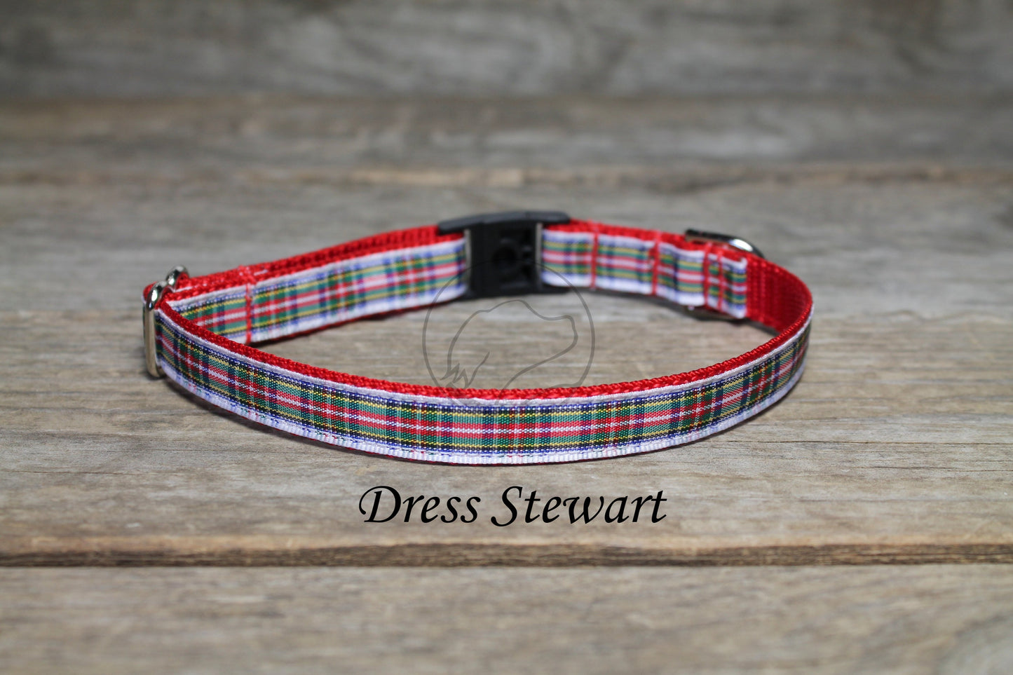Tartan Cat Collar - Breakaway - 1/2" (12mm) wide