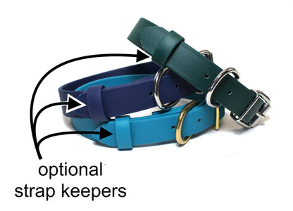 Royal Blue Biothane Dog Collar - 1 inch (25mm) wide