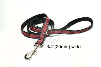 Tartan Dog Leash - Pride of Wales Tartan