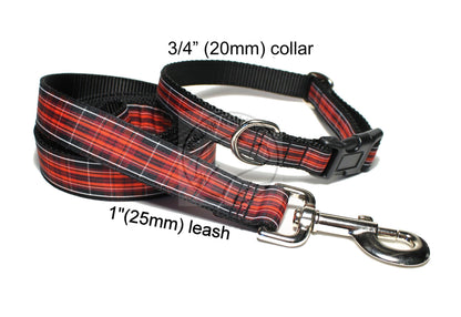 Tartan Dog Leash - Pride of Wales Tartan