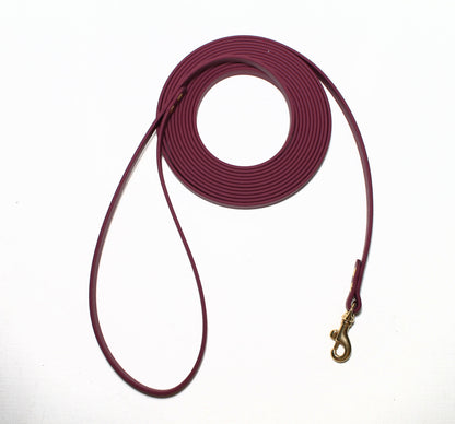 Wine Merlot *Extra Thin* Waterproof Tracking Recall Long Line