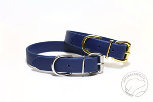 Navy Blue Biothane Dog Collar - 1 inch (25mm) wide