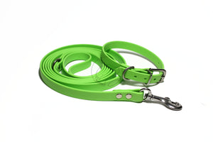 Lime Green Biothane Small Dog Collar - 1/2" (12mm) wide