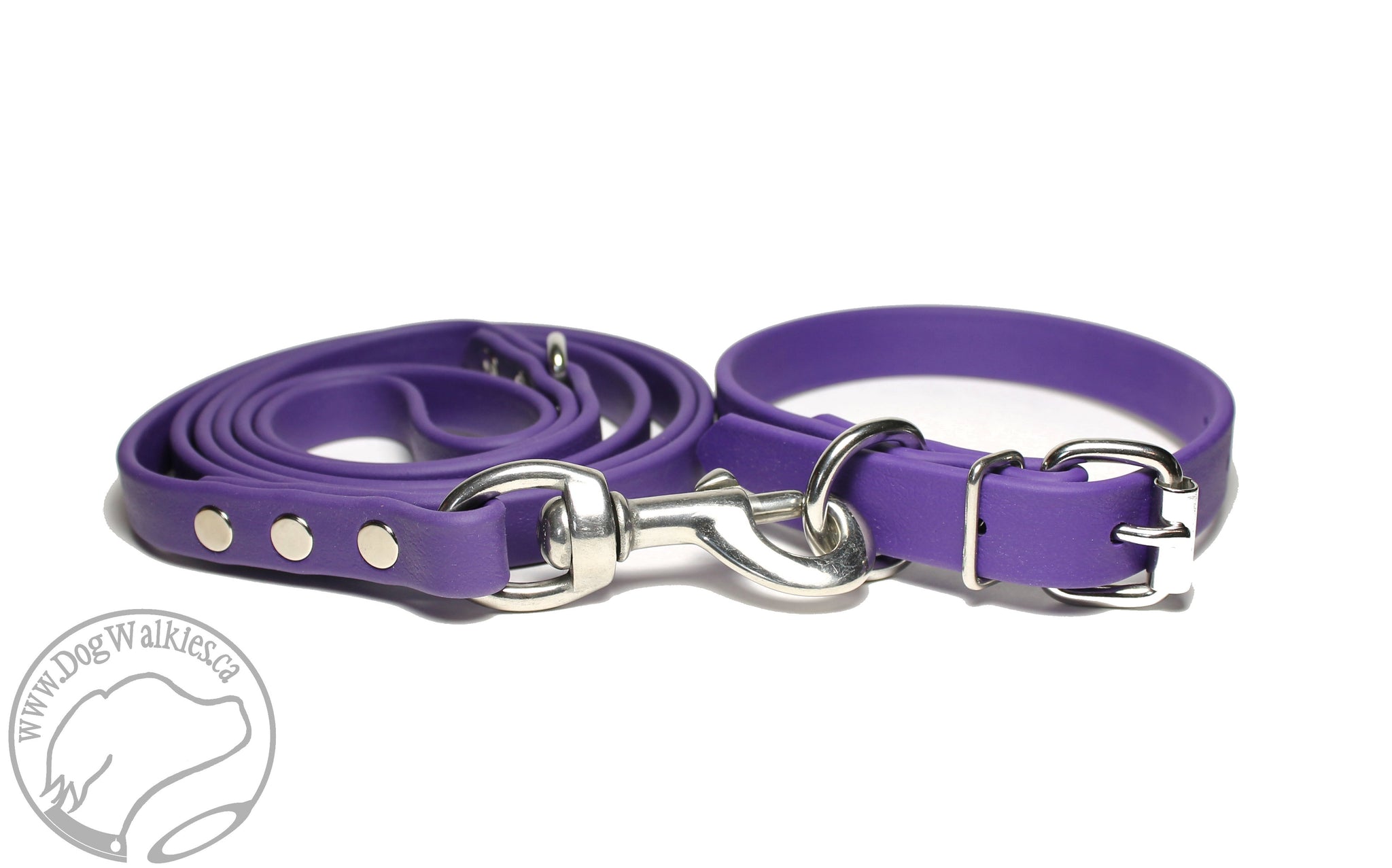 Royal Purple Biothane Dog Collar - 3/4" (20mm) wide