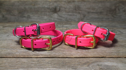 Small Dog Collar in Genuine Biothane - 16mm (5/8") width - 39 colours