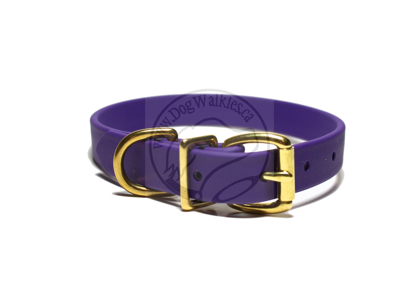 Royal Purple Biothane Dog Collar - 3/4" (20mm) wide