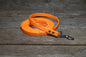 Bright Pumpkin Orange Biothane Small Dog Leash