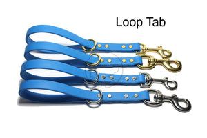 Dog Agility Tab - Bringsel - Brass Hardware - Dog Training Tab Loops in Genuine Biothane