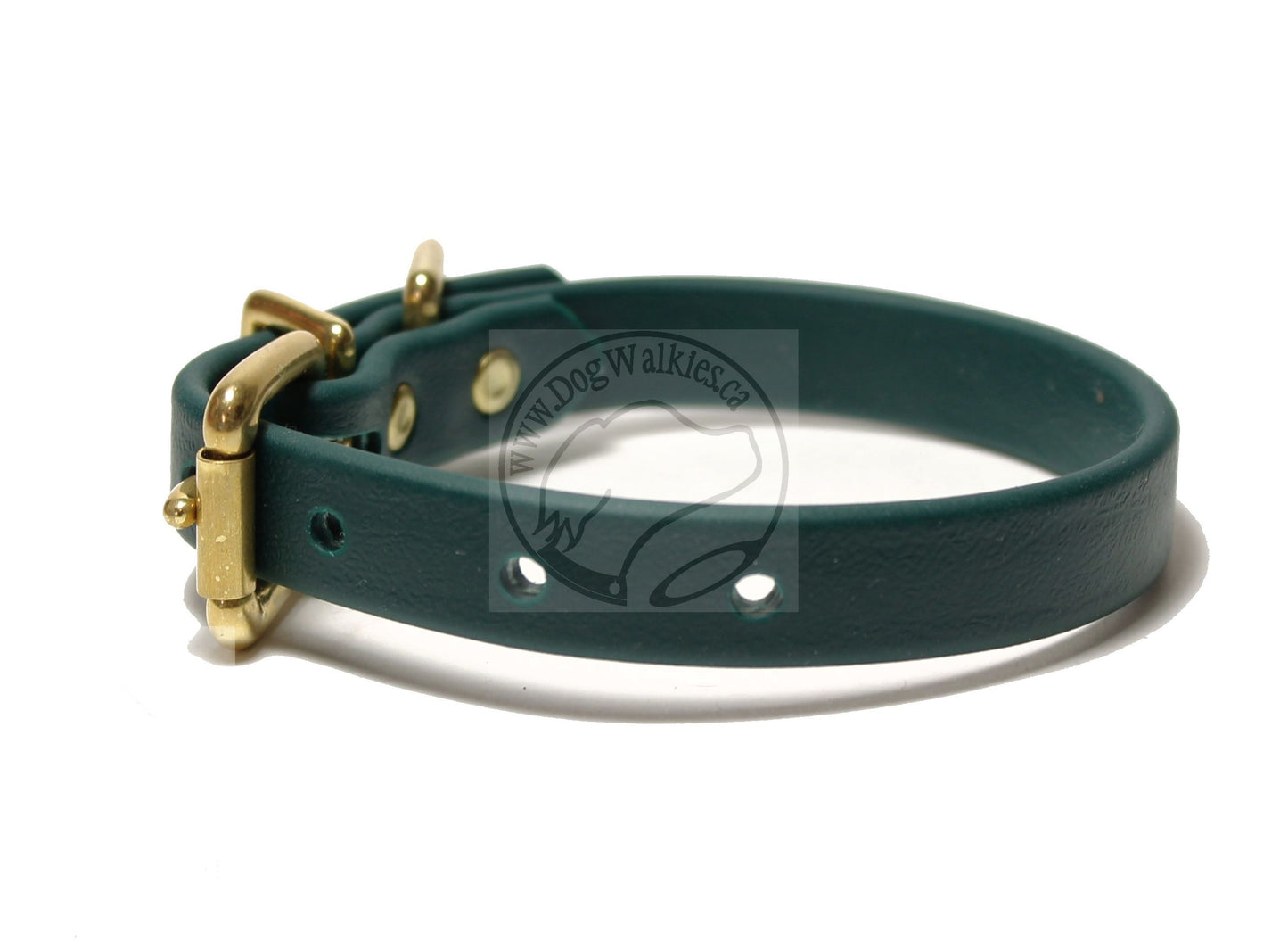 Pine Green Biothane Dog Collar - 5/8"(16mm) wide