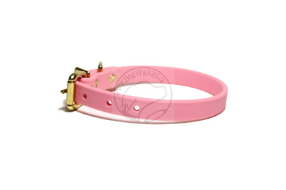 Bubblegum Pink Biothane Dog Collar - 5/8"(16mm) wide