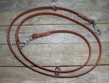 Convertible Waterproof Leash in Genuine Biothane - 16mm (5/8") width - 39 colours