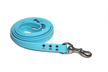 Frozen Blue Biothane Large Dog Leash