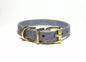 Stormy Gray or Grey Biothane Dog Collar - 5/8"(16mm) wide