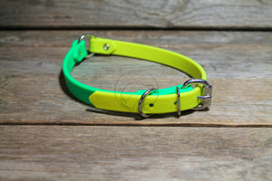 Biothane Two Tone Ring Dog Collar - Waterproof -  5/8"(16mm) wide