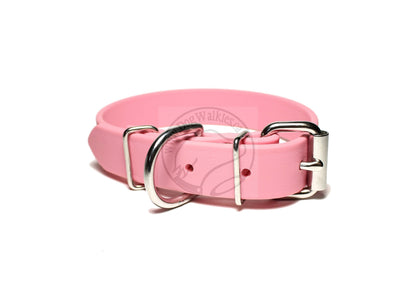 Bubblegum Pink Biothane Dog Collar - 1 inch (25mm) wide